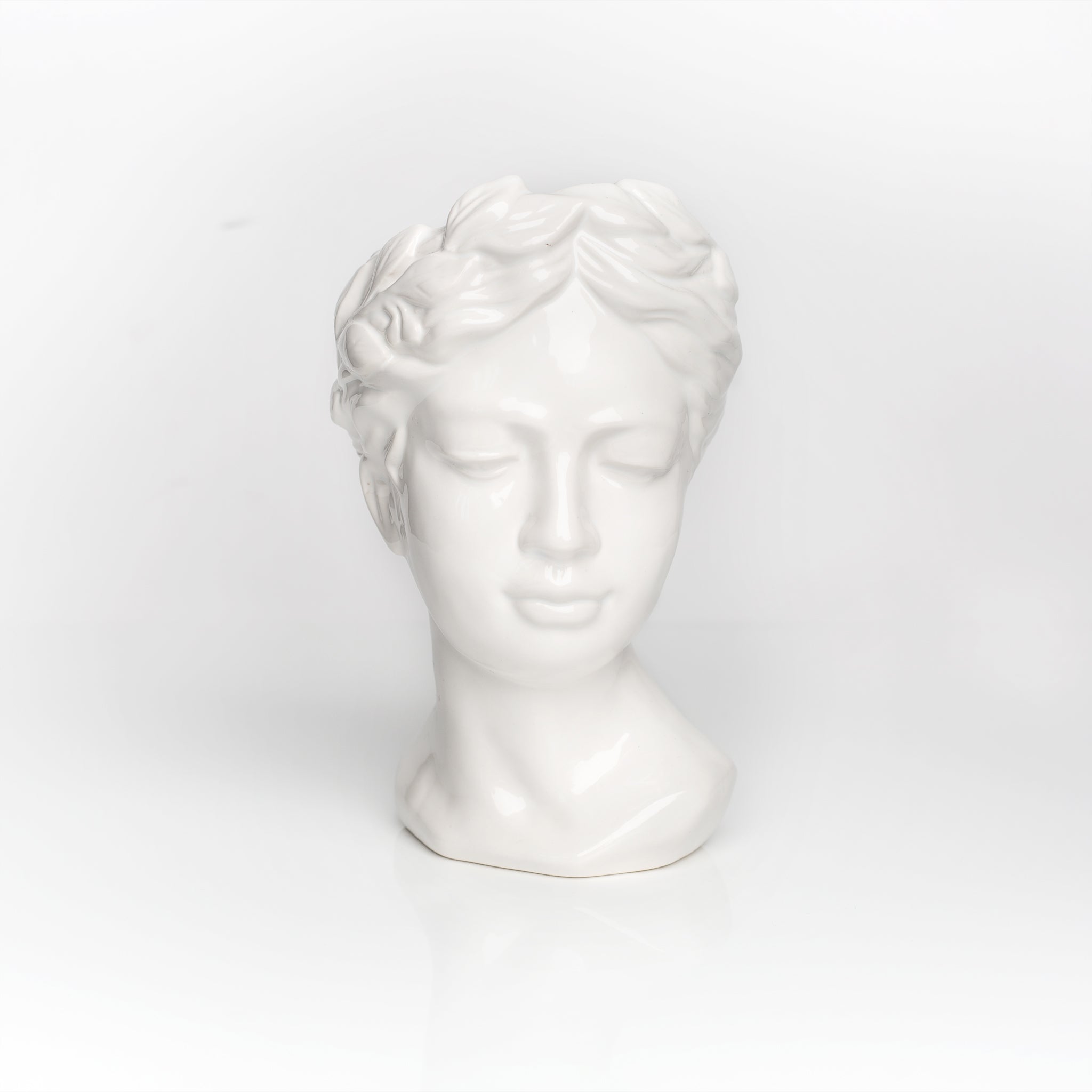 Ceramic Greek Goddess Head