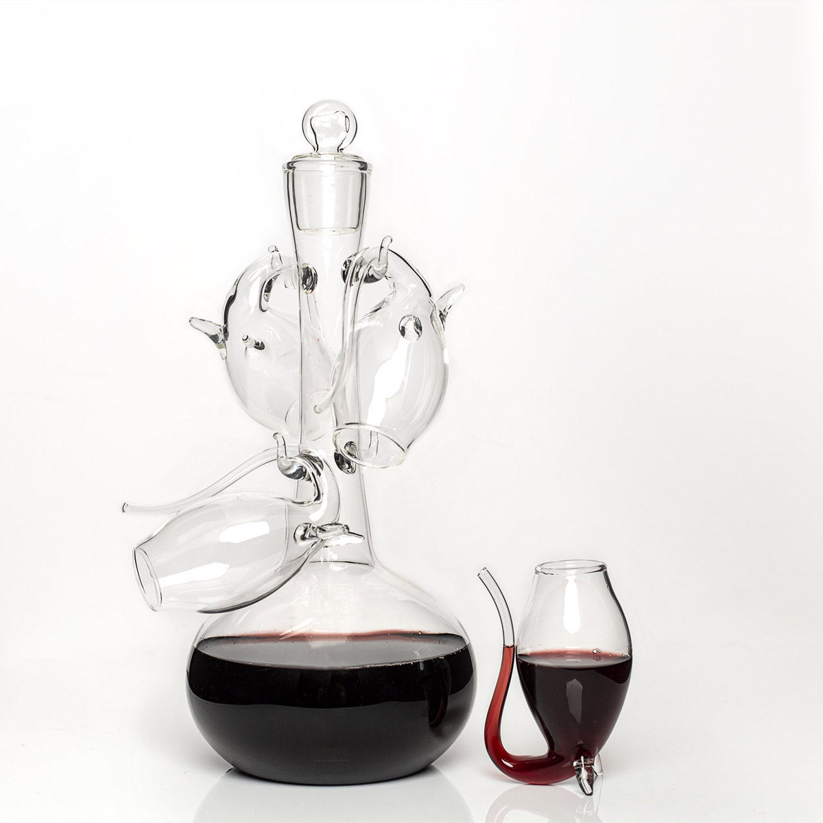 Glass Porto Decanter Set with Port Sippers