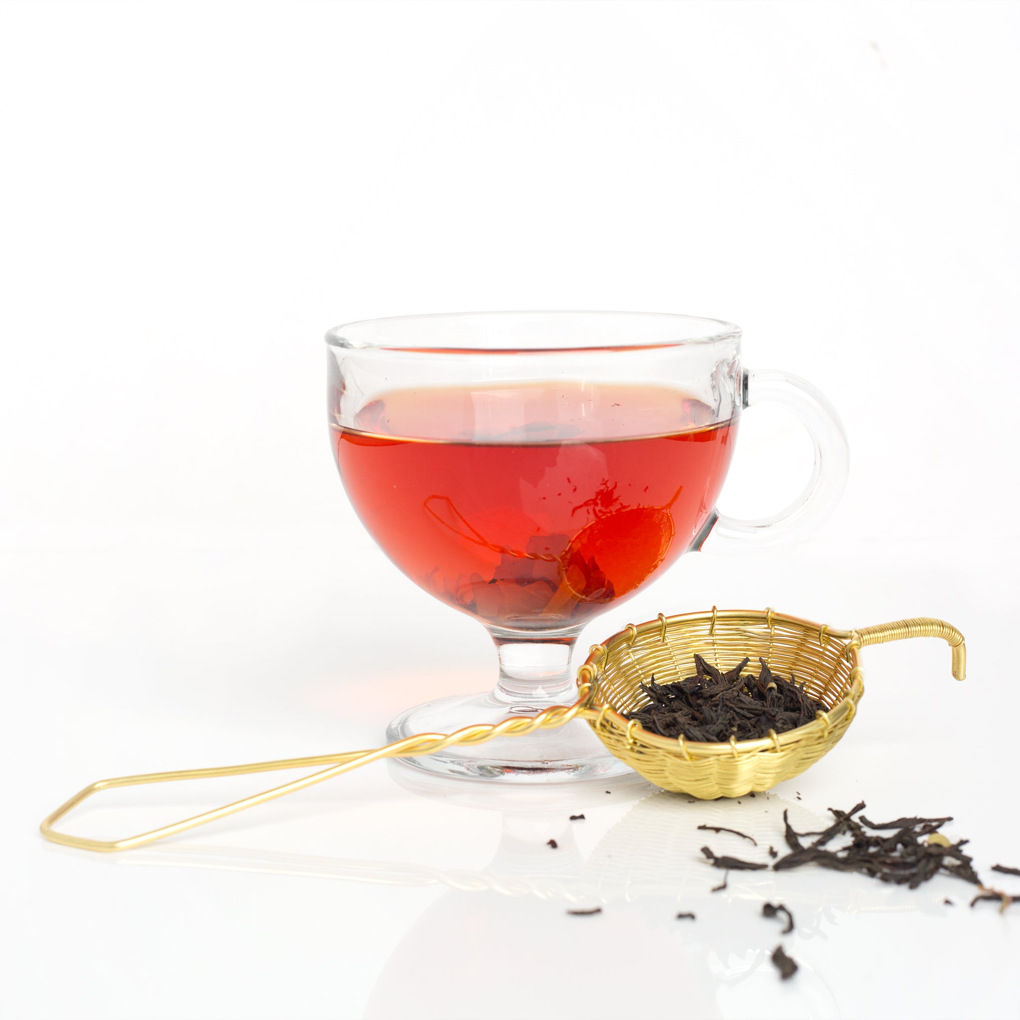 Tea Strainer - Handmade & Woven Brass